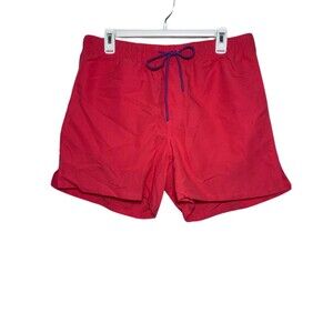 Duluth Trading Swim Trunk Shorts Men's Medium Neon Outdoor Nylon